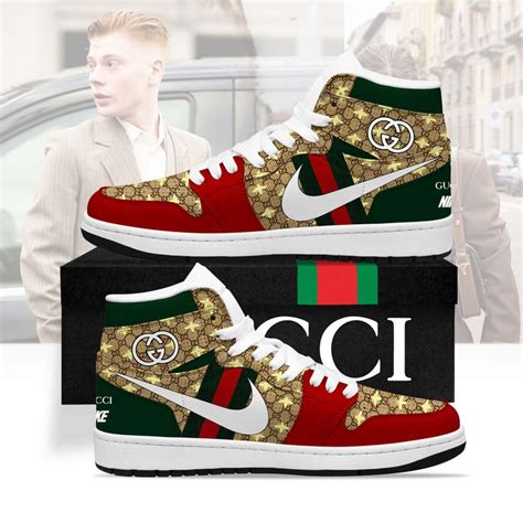 fake gucci nike schuhe|gucci ace sneakers gg print.